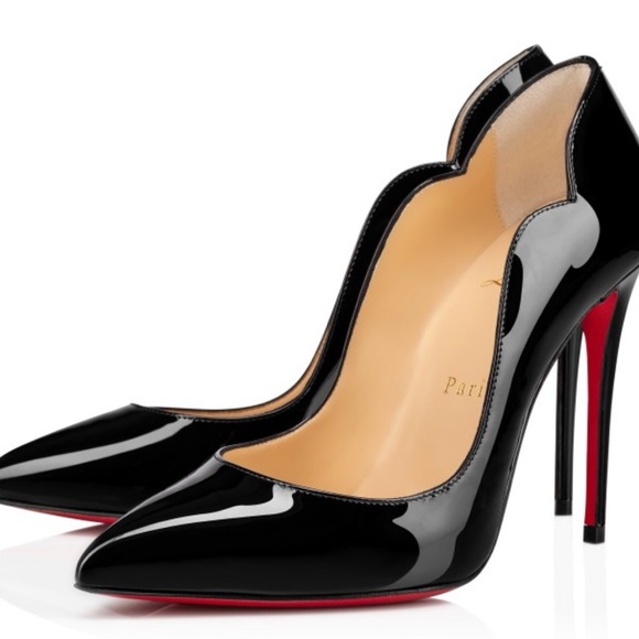 Christian Louboutin Shoes - Christian Louboutin Black and Red Patent Leather Heels 100
Only wore 2 times